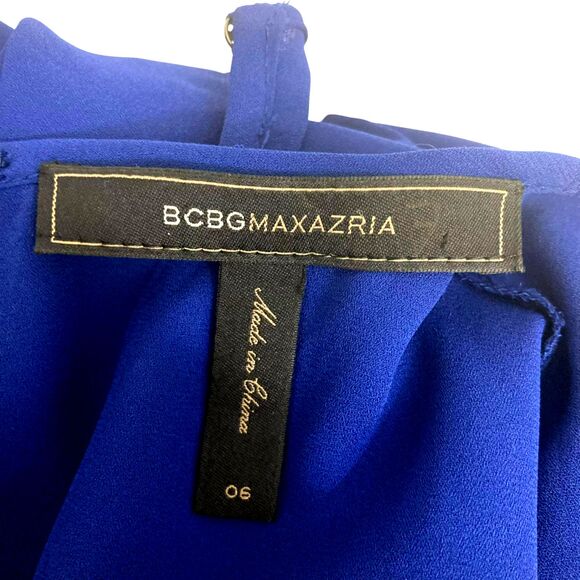 BCBGMAXAZRIA Marcee Royal Blue Wide-Leg Jumpsuit 6 - Picture 14 of 16